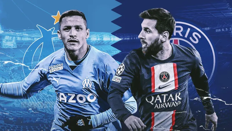 Trận đấu bóng đá giữa PSG và Marseille - "PSG" vs "Marseille" Trận đấu bóng đá giữa PSG và Marseille - "PSG" vs "Marseille"